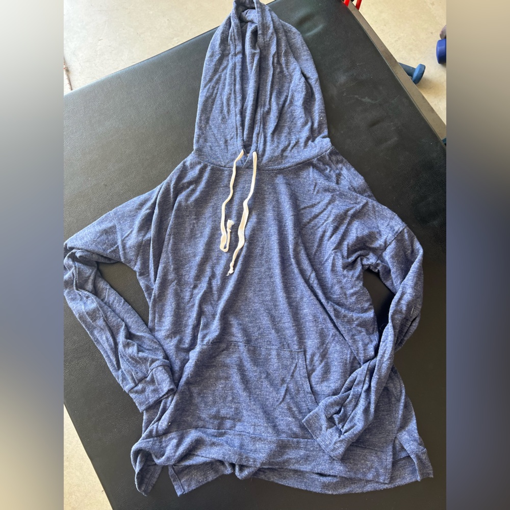 Blue hoodie